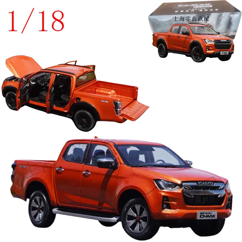 

ISUZU Diecast 1/18 Scale D-MAX Pickup Official Licensed 2023 Alloy Car Model Toys for Boys Gift