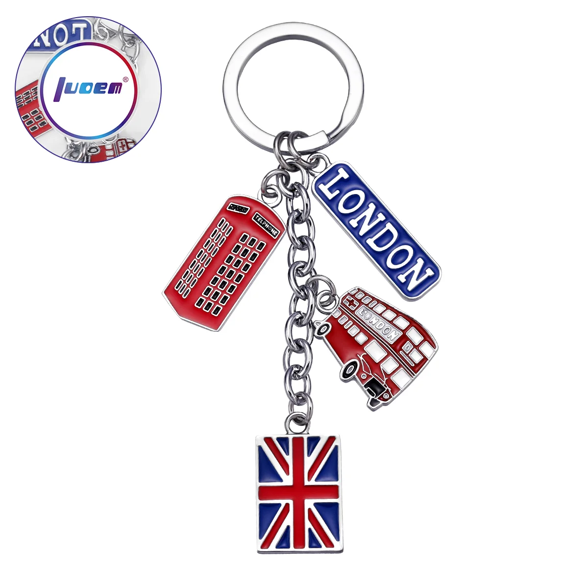 Union Jack Ringkey Key Rings for Car Keys Promotional Gifts London Souvenirs UK Keychains Keychain Travel