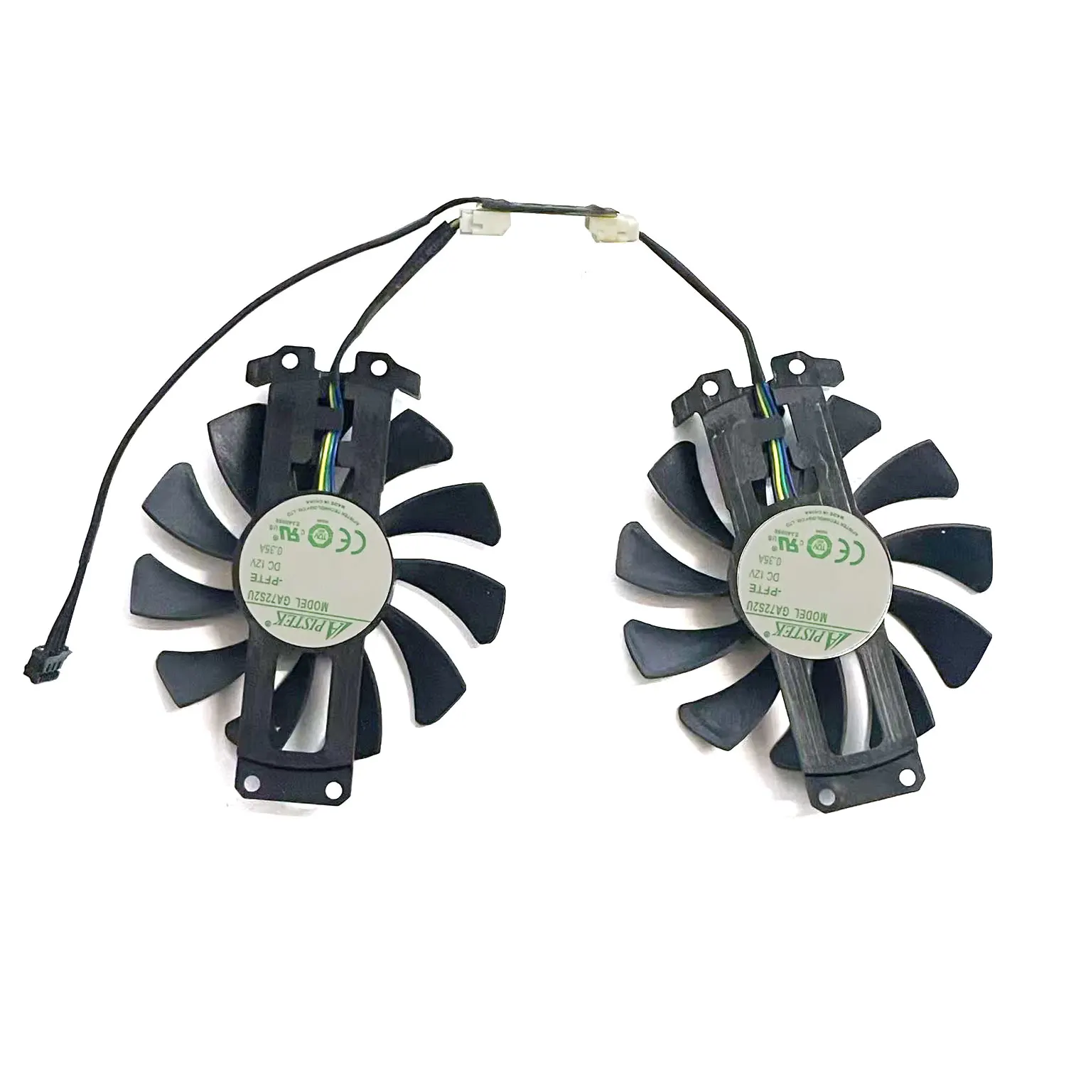 75MM 4PIN GA81S2U GPU Replacement Fan for Zotac GTX960 4G PCI-EDC Graphics Card