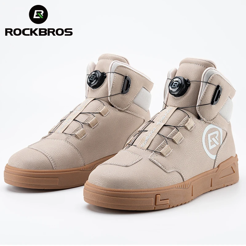 

ROCKBROS Shoes Men Women Flat Boots Bicycle Motorcycle Non-slip Shoes MTB Road Bike Sports Footwear Hiking Bicycle Sneaker