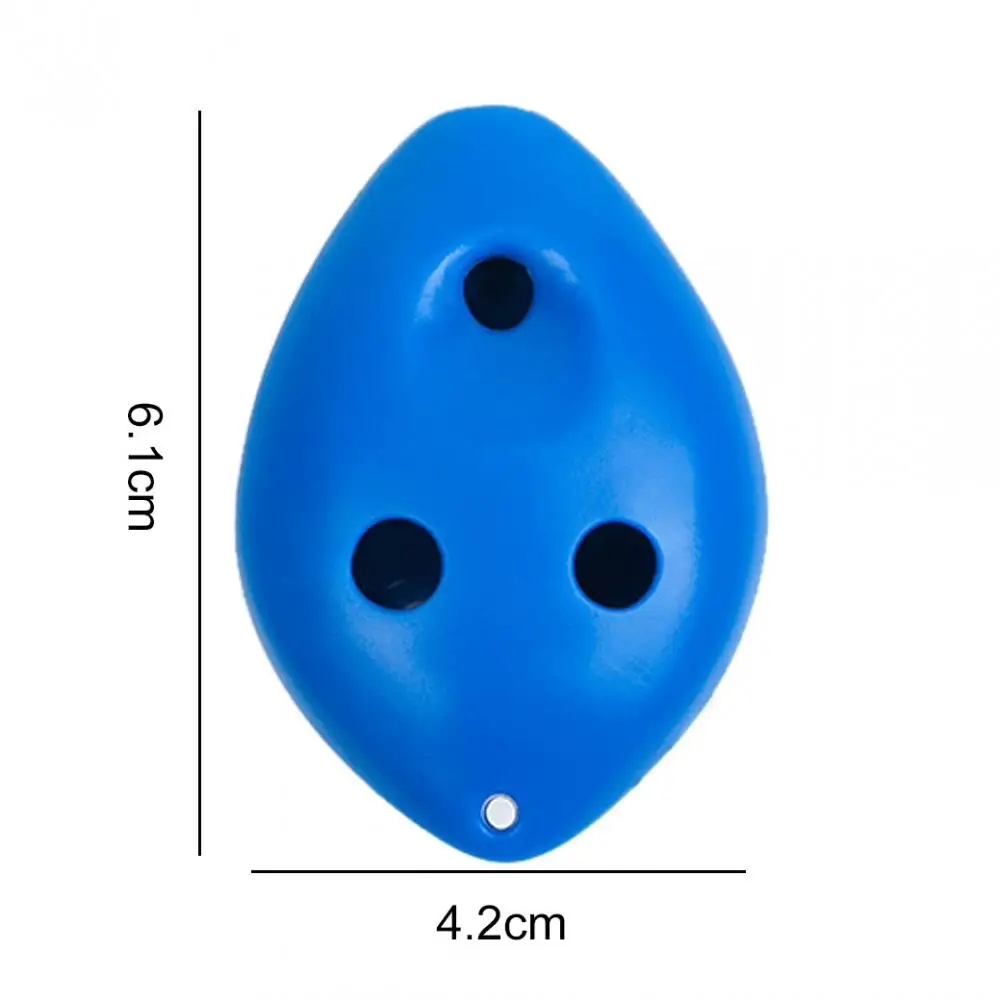 Scallop Shape 6 Holes Ocarina Plastic Treble C Ocarina Flute Kids Musical Toys Ocarina C Tone Classic Flute Musical Instrument