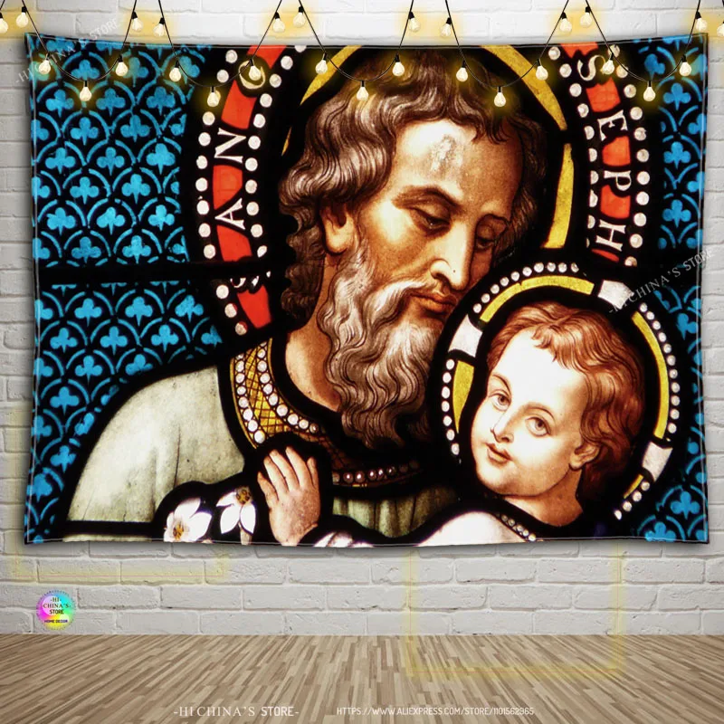 Resurrecting Easter Wall Hanging Tapestry Blanket Bedroom Living Room Decor Wise Men Bohemian Christ Jesus Angel Home Decor