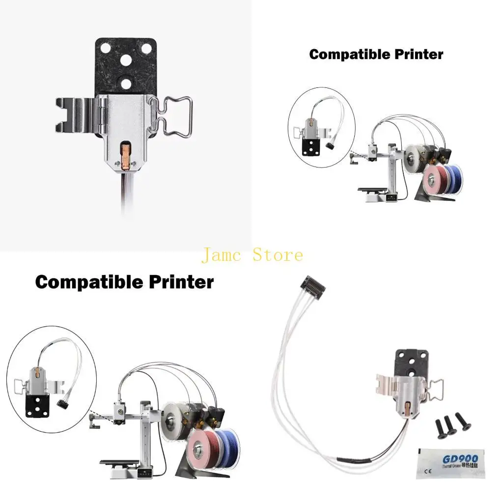 

LX0B Термостойкий узел горячего конца для стабильных 3D-принтеров, подчеркивающий прочность конструкции и долговечность