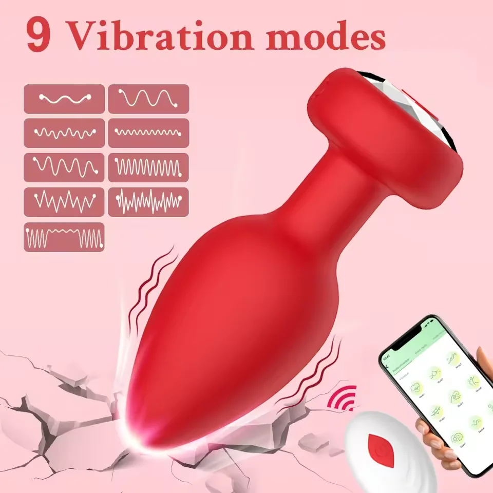 Anal Plug Vibrator Wireless Butt Plug Prostate Vibrating Massager APP Remote Control Female Masturbator Sex Toys for Women Men - Image 2