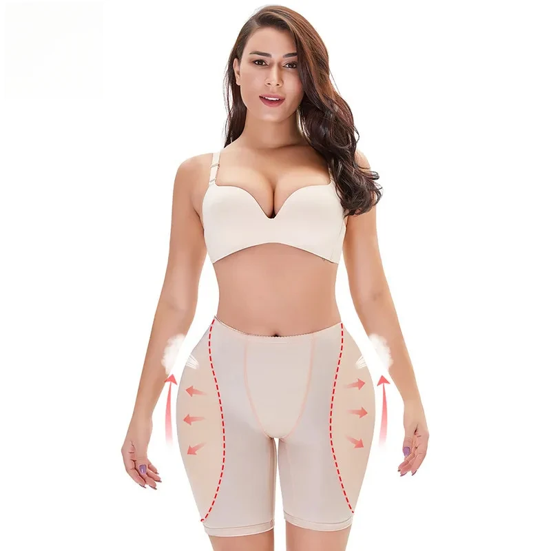 Women High Waisted Waist Trainer Hip Pads Shapewear Pantie With Filler On The Butt Lifter Shaper Fake Ass Enhancer Thigh Trimmer