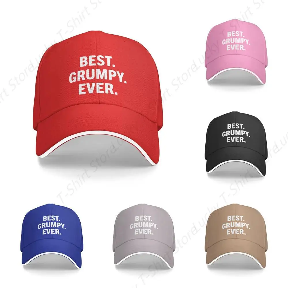 Best Grumpy Ever Casquette Gorra de béisbol divertida ajustable Visera curvada Hombres Mujeres Gorra de camionero para gorras casuales al aire libre para todas las estaciones