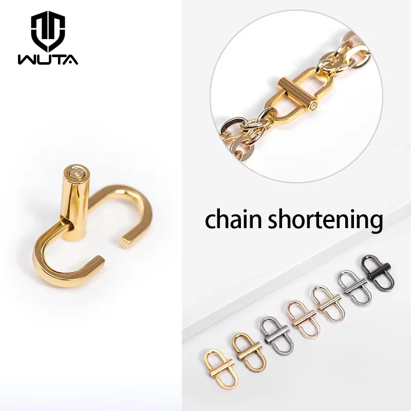 WUTA Bag Chain Adjustment Buckle Bags Chain Fixed Length Adjuster Shoulder Strap Shortening Buckle Artifact Accessories Bag Belt