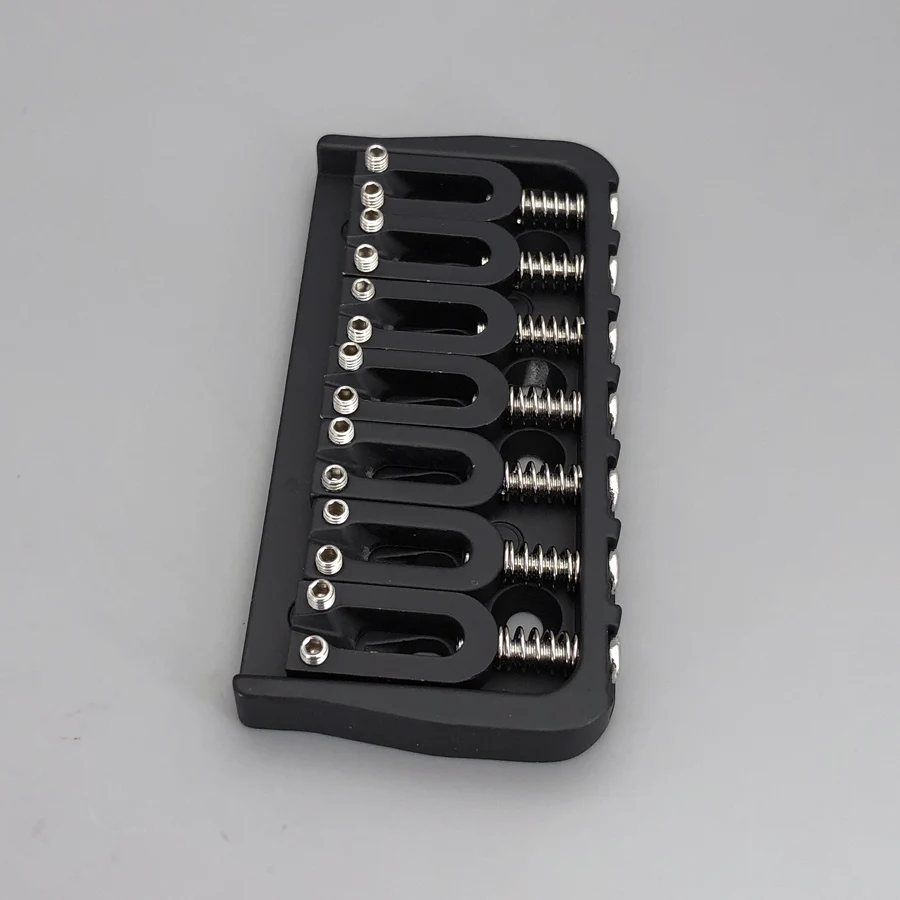 7 Strings Fixed Guitar Bridge Guitar Accessories Black