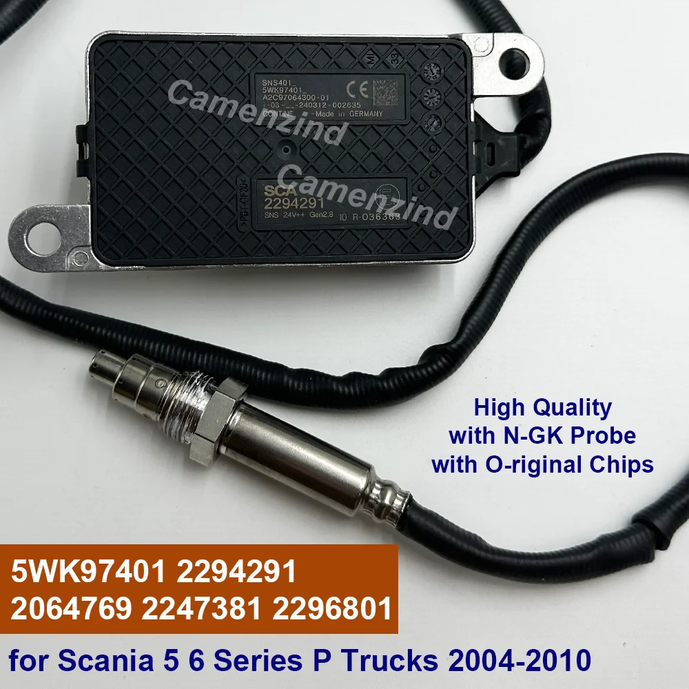 

High Quality Probe NOX Nitrogen Oxygen Sensor 5WK97401 2294291 for Scania 5 6 Series P Trucks 2004-2010 2064769 2247381 2296801
