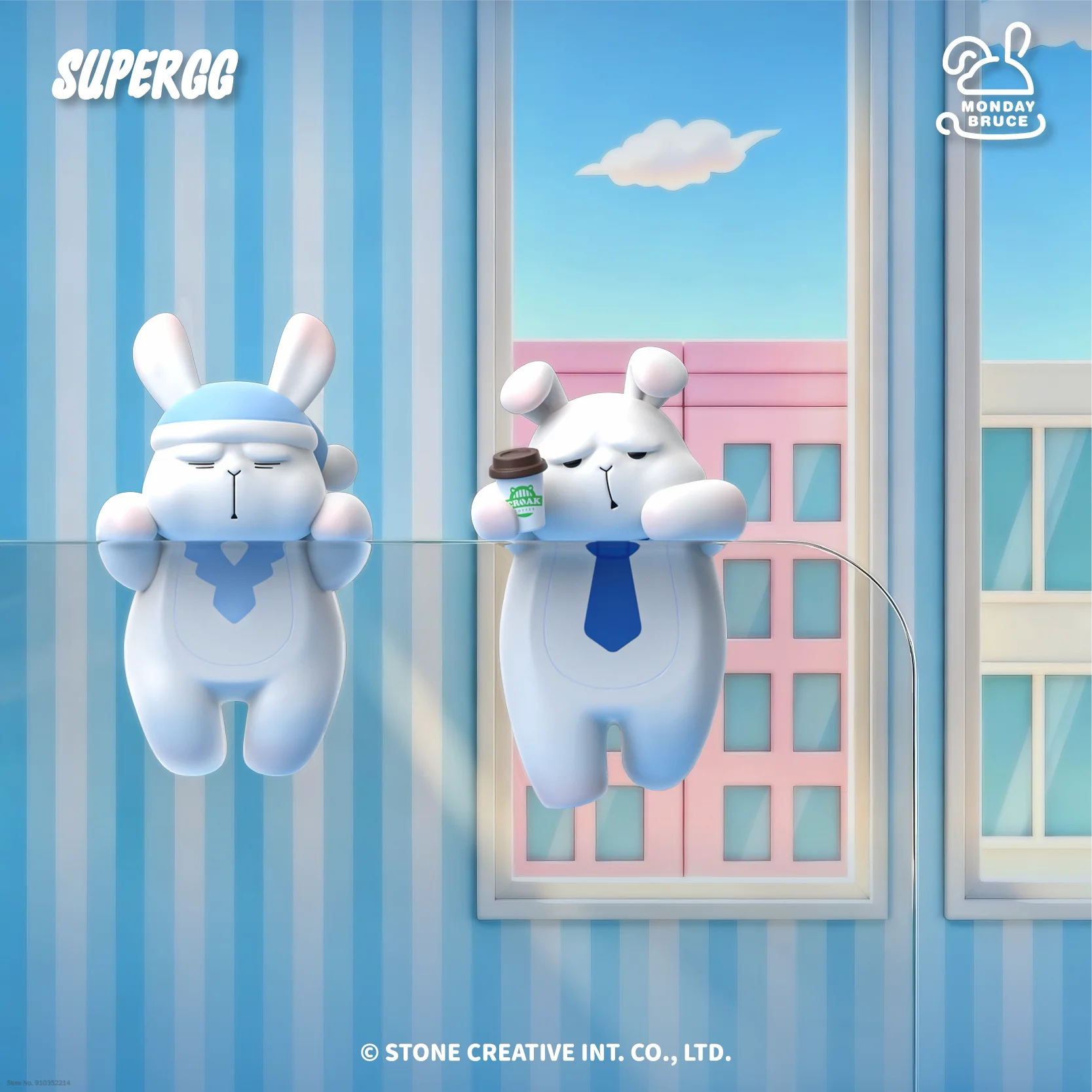 Supergg Monday Bruce Series Bl - Phone Accessories Blind Box ulasan dan harga