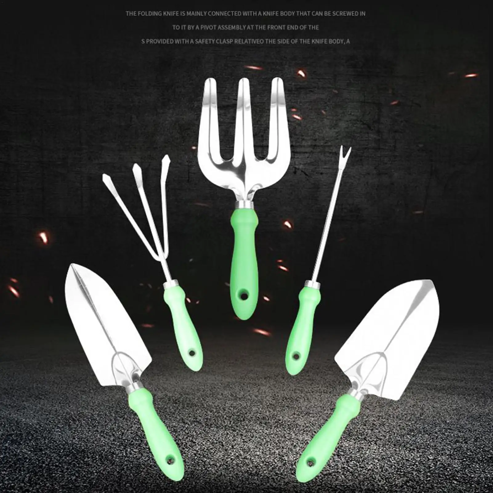 gardening tool set  Transplant Seedling Tool including tote bag apron and accessories Home planting tool set