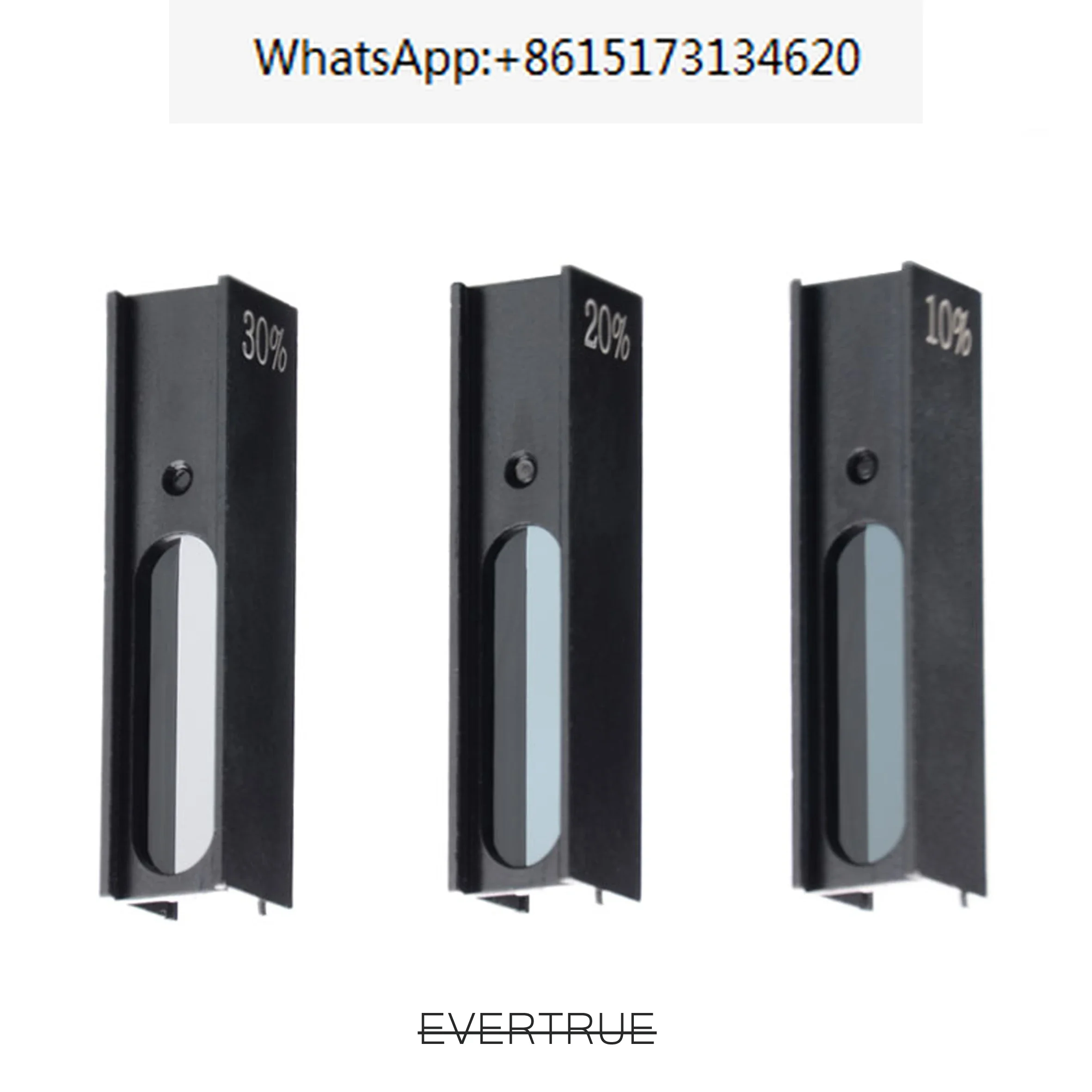 Visible Light Zone Neutral Transmittance Standard Filter 10% 20% 30% UV Spectrophotometer Verification and Calibration