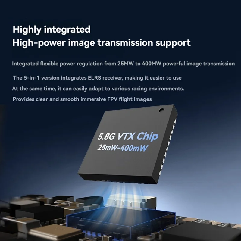 【Superdeals】وحدة تحكم في الطيران FC بدون فرش هوائي 5 في 1 للتحكم في الطيران ESC VTX OSD وحدة استقبال Aio لطائرة بدون طيار FPV Whoop Air65/