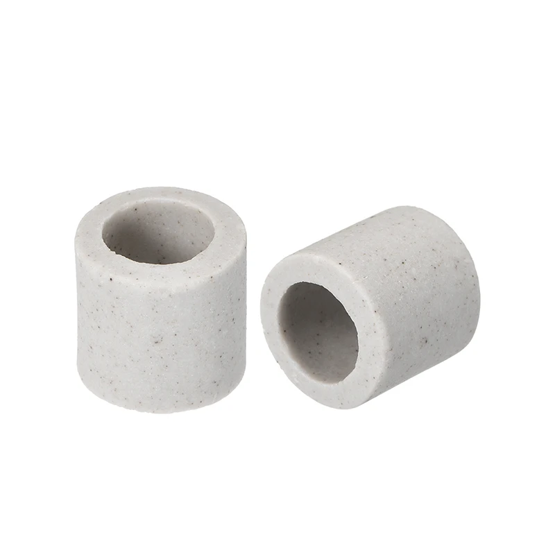 Uxcell 5/10/20/50/100pcs 1/8/10mm Dia Ceramic Insulation Tube Single Bore Porcelain Insulator Pipe for Heating Element