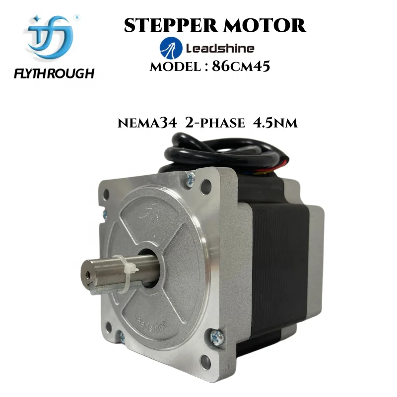 Hot Sale Hybrid Leadshine 86CM45 Kit Cnc  Nema34 4.5nm Open Loop Steper Motor