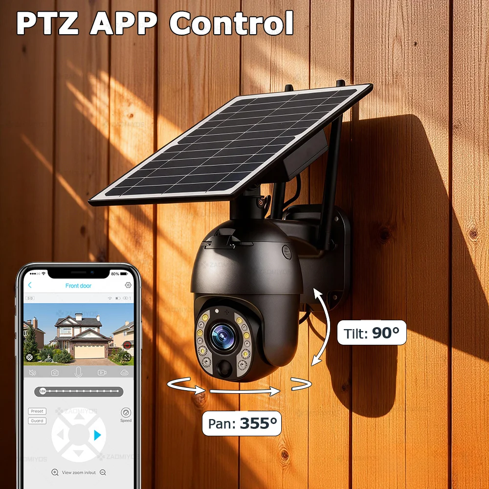 4K 50X Optical Zoom Solar Wifi - Home Security Battery Replacement review and price