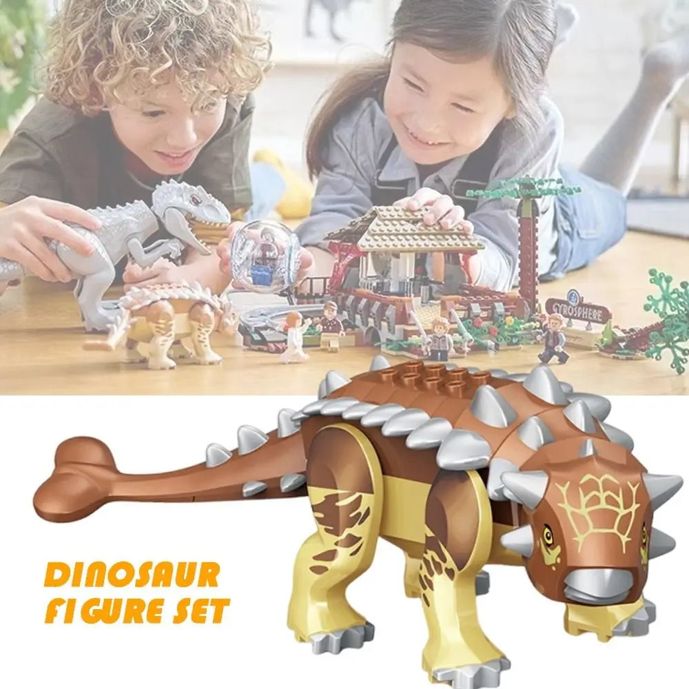 Mini Size Jurassic Dinosaur Building Brick Educational Design Awesome Collection Carnotaurus Building Blocks Assemble Model