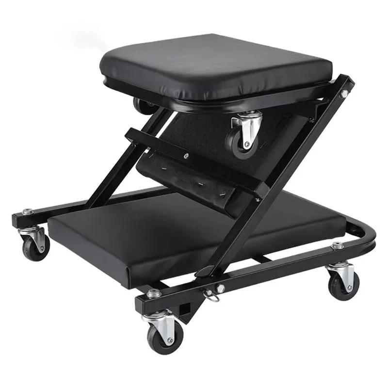 

Folding Car Repair Bed 36-inch Auto Maintenance Work Bench Chair Auto Workshop Bench Wheels Roller Car Creeper Seat Roller Seat