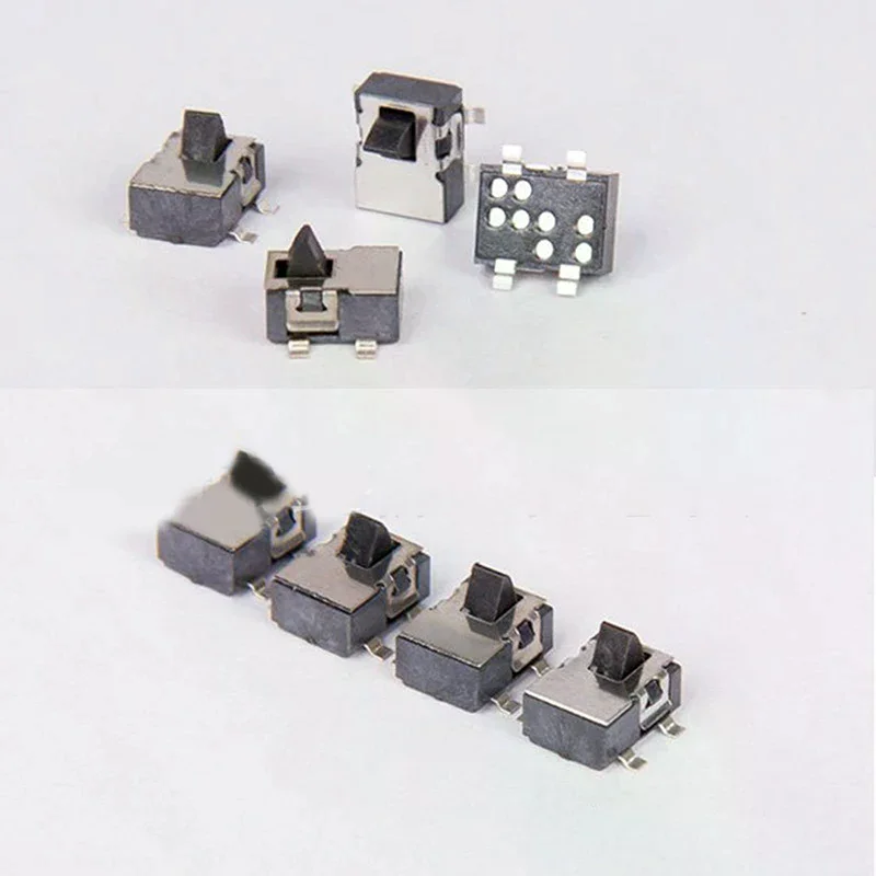 10pcs 4 Pin Mini Slide Reset Micro Toggle Switch Miniature Humidifier Detection Switch Four Foot Pad Switch Home Decor