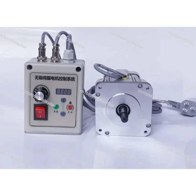 Moteur servo sans balais 220V 550W-750W-1100W avec régulateur de vitesse à bouton pour ponceuse à bande, tour et équipement de travail du bois