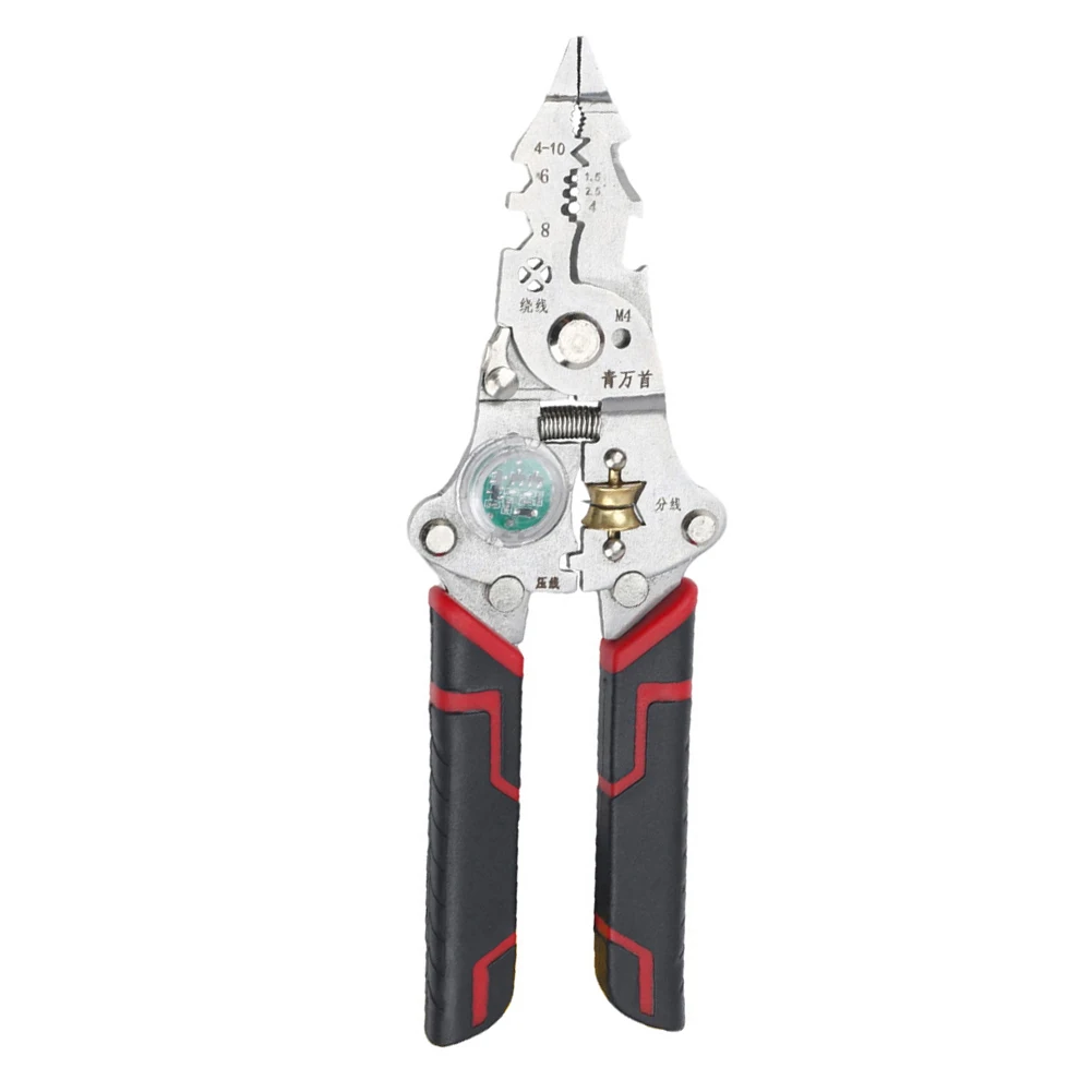 TPR Grip Pliers Electric Wire Crimping Electrician Work 1.5-2.5-4-10mm Specifications Electrician Wire Winding Tool