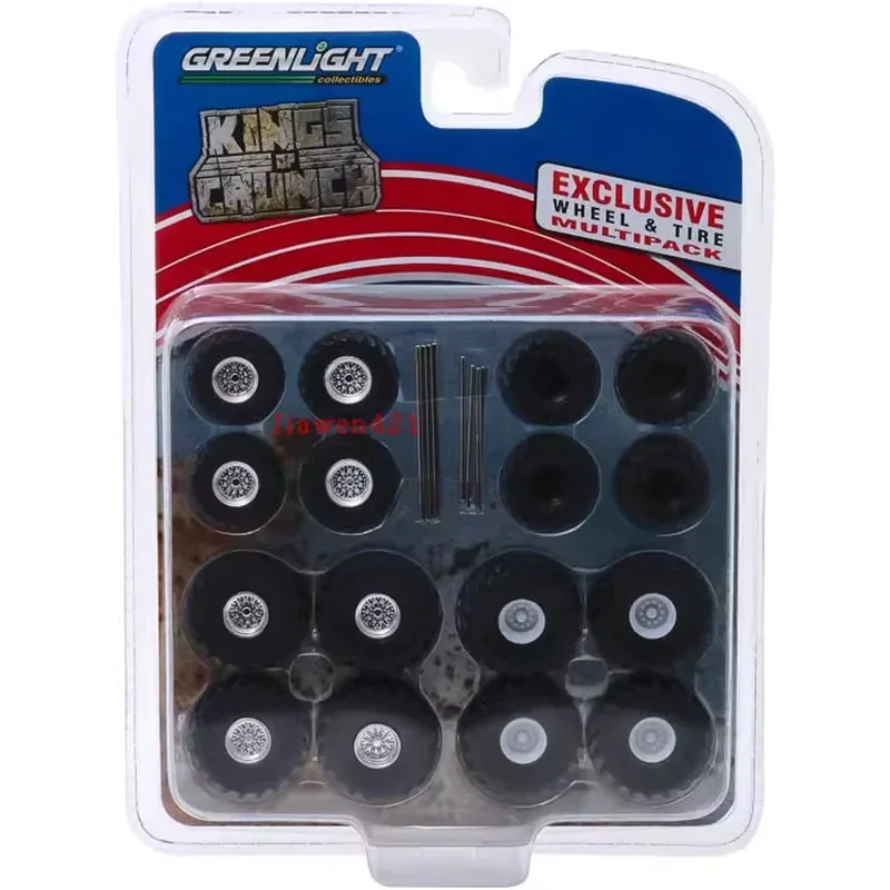 

Набор колес и шин Greenlight Diecast 1:64, компрессионный пакет, для моделей из сплава, статическая коллекция, декоративные праздничные подарки, игрушки