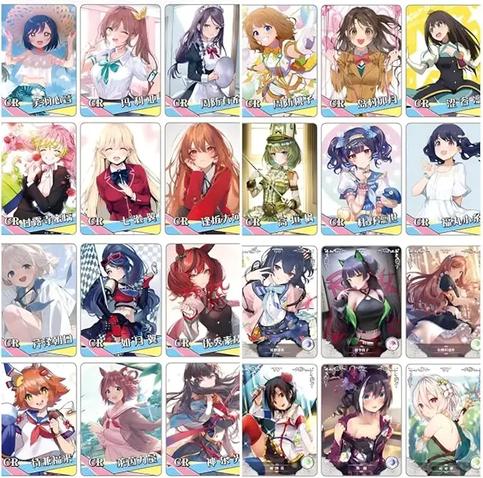 150-Pack Box of “Goddess Tales” Collectible Card Game Booster Packs—Anime Girl Card Collection Brand New - view 4