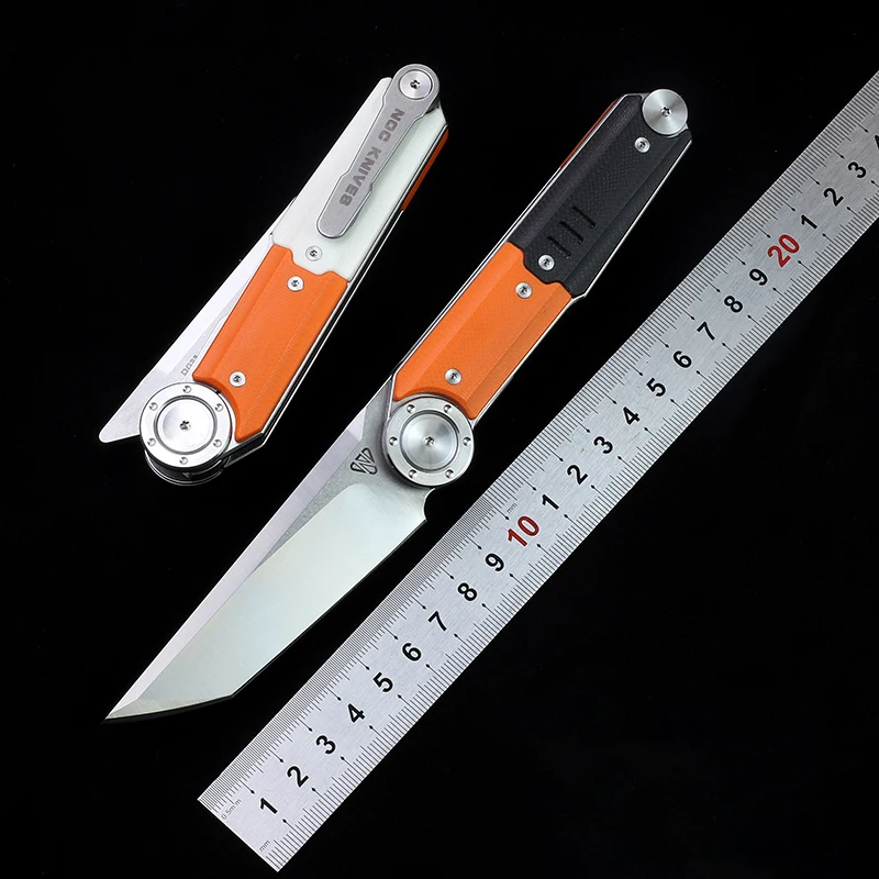 

NOC DG-23 Folding Knife 440C Blade G10 Handle Tactical Camping Cutter Pocket Knife Outdoor Fishing Kitchen EDC Tool