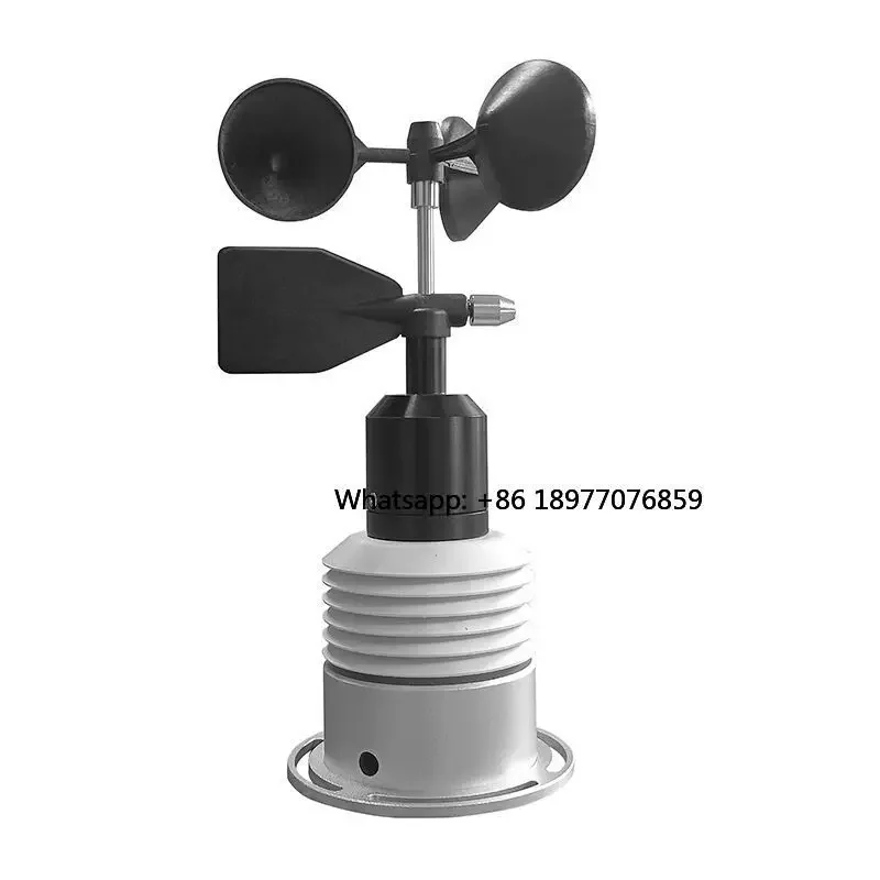 5 In 1 RS485 Weather Station Integrated Industrial Humidity Wind Speed Direction Compact Weather Station