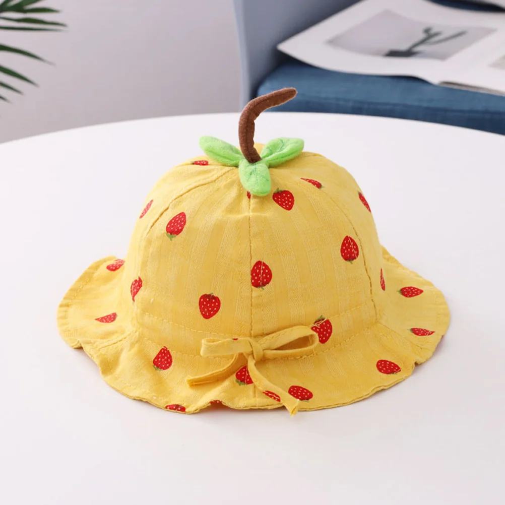 

Summer Beach Sun Uv Protection Bucket Fisherman Style Straw Outdoor Uv Protection Hat Camping Hiking Hat Yellow