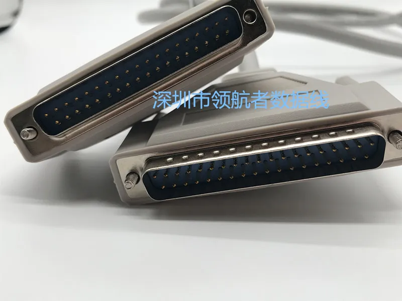 DB37 Lõi Cáp Đực-Nam Đường Dây Liên Lạc DB37 Cho Kim Dữ Liệu Cáp Bọc Lưới 1.5 Mét Tất Cả đồng
