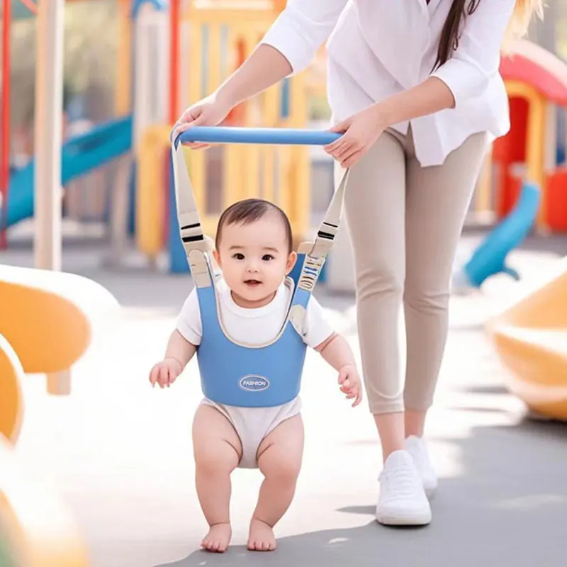 Baby Walking Harness Handheld Walker Assistant Belt Adjustable Toddler Infant Walker Safety Harnesses Standing Up Walking Learn