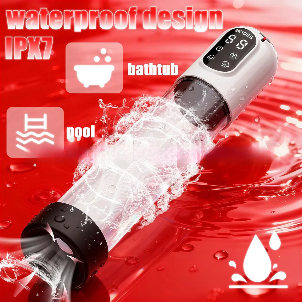 مضخة القضيب القضيب المكبر موسع الكهربائية القضيب مضخة تفريغ مع التدريب الذكي القضيب كم الذكور معدات الاستمتاع واللعب الجنسي للرجال #4