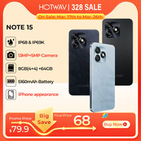 【ship from Germany】 HOTWAV NOTE 15 Smartphone Android 14 5160mAh Battery Cellphones 8GB+64GB 13MP+5MP 6.6\