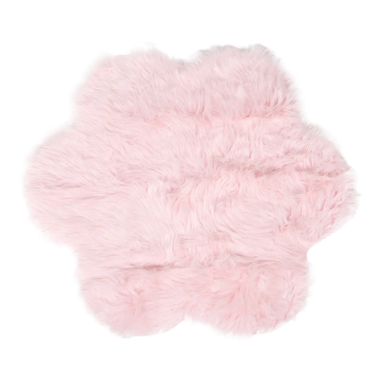 

Ковер для спальни в форме цветка, розовый, 35.37x35.37x0.39, мягкий прикроватный коврик, напольный ковер в скандинавском стиле для спальни