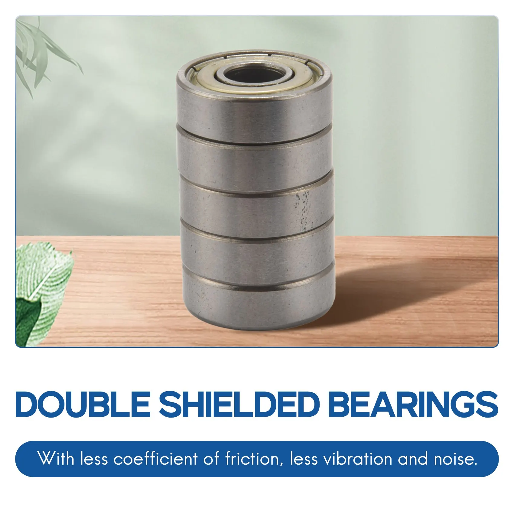 B52C 607Z 7 x 19 x 6mm Double Shielded Deep Groove Ball Bearings 5 Pcs