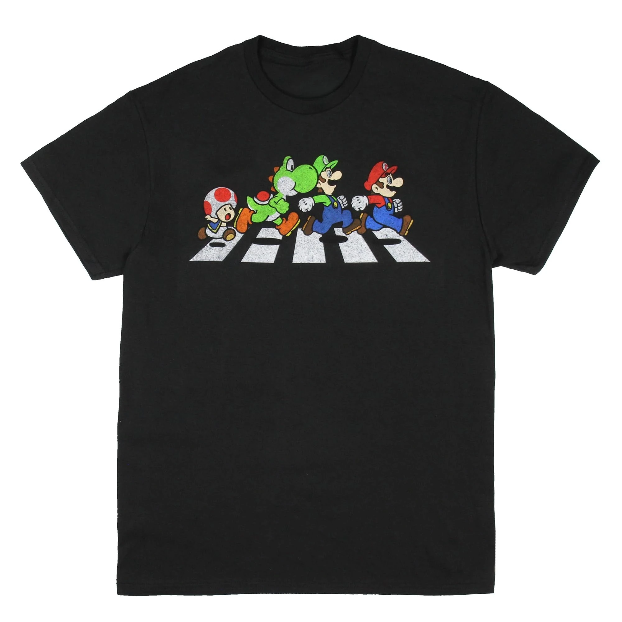 Camiseta de algodón unisex con gráfico divertido de imitación de The Beatles de Mario 2026, disponible en tallas para… — oferta en AliExpress