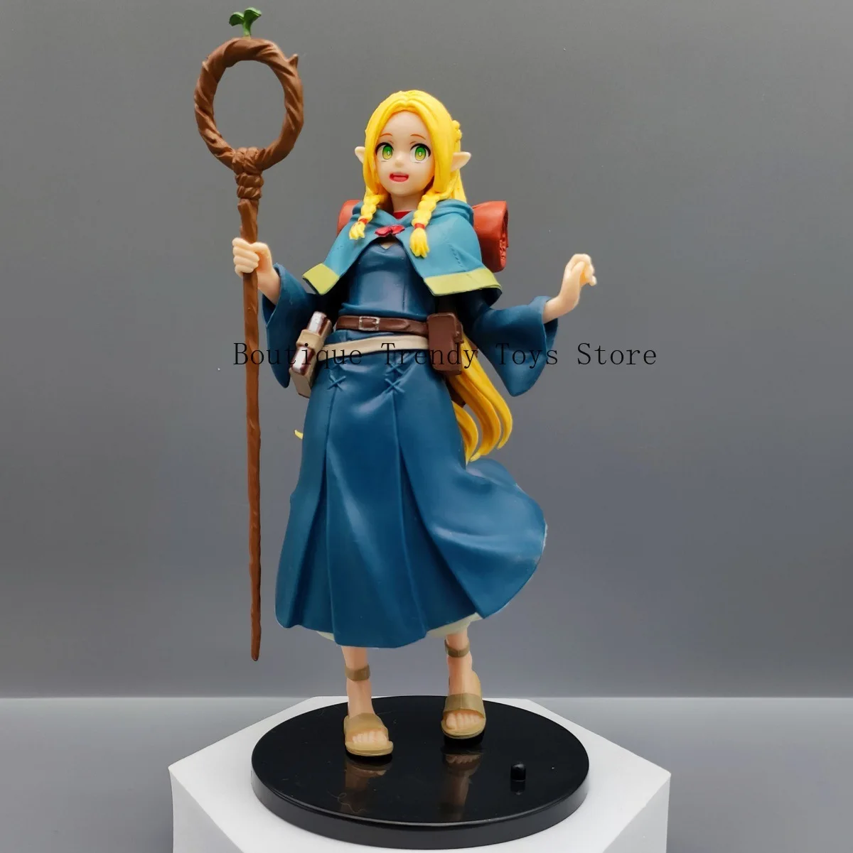 Novo feito à mão fantasia mago figura colecionável bonito design exclusivo prateleira decoração ornamento presente perfeito para fãs de jogos anime