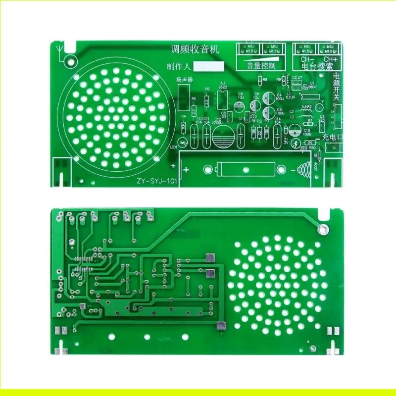 Kit DIY Elektronik Radio FM Pendidikan dengan Komponen Penyolderan Cocok untuk Proyek Elektronik Tingkat Lanjut Pemula