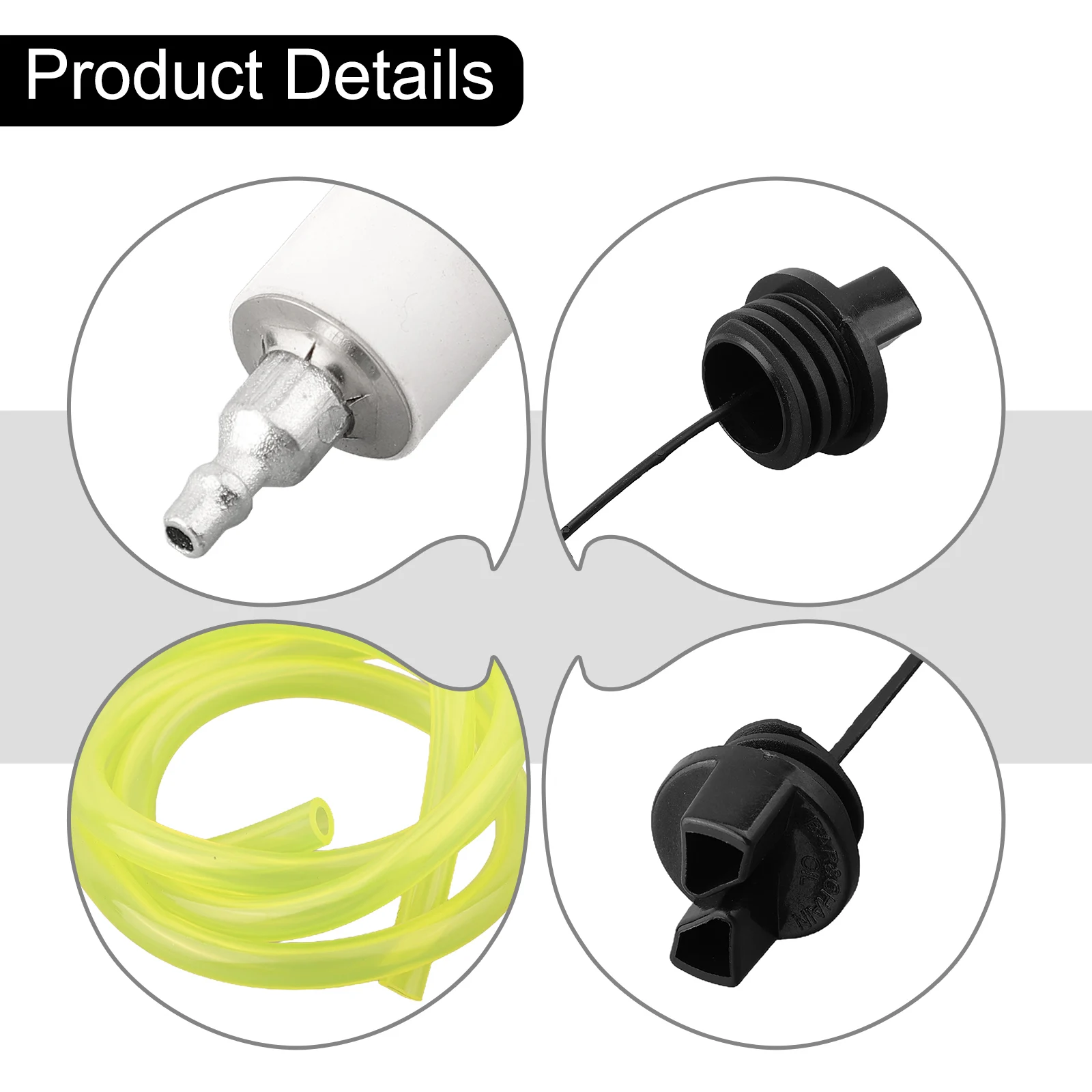 Fuel Gas Oil Cap for Poulan Chainsaw Models 1900 1950 2050 2055 2150 2250 Engineered for Leakproof Performance