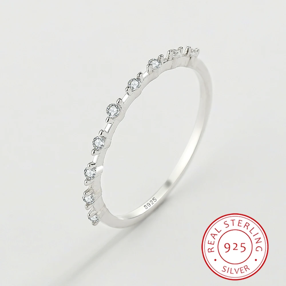 

2022 NEW Classic Rings For Women Crystal Diamond S925 Silver Anniversary Engagement Wedding Bridal Party Lover Gifts Jewelry