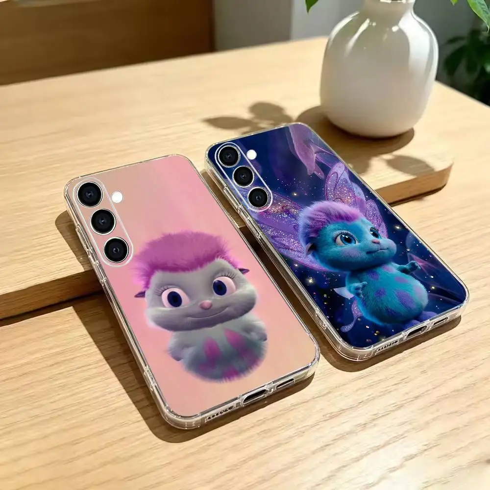 Super adorable B-Bibble Meme cute Phone Case Transparent Soft TPU Case For Samsung A73,A72,A70,A71,A53,A52,A51