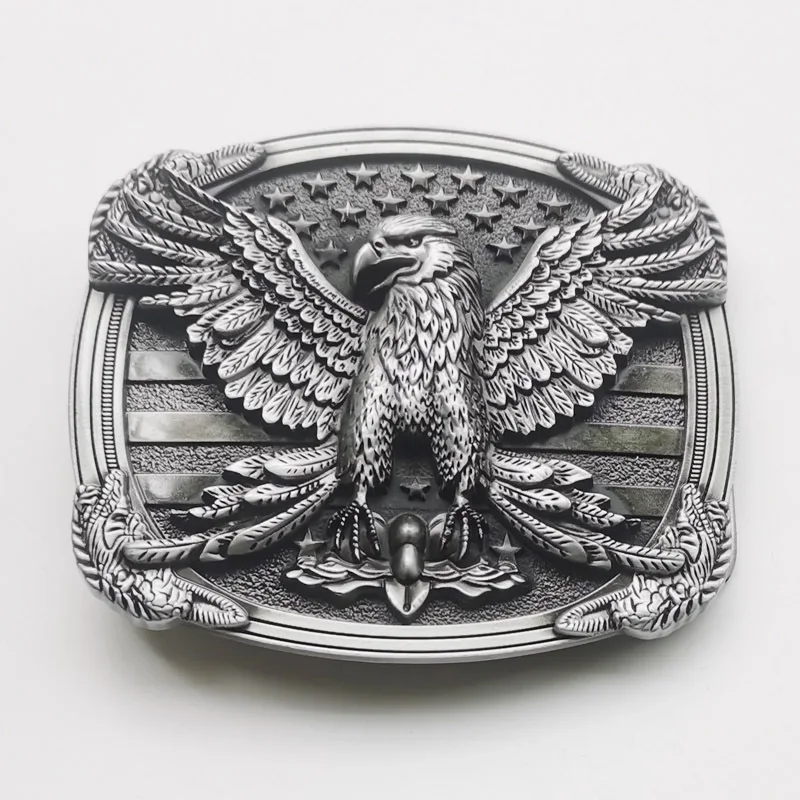 

Пряжка ремня из цинкового сплава Flag Eagle, популярная пряжка ремня в Европе и Америке
