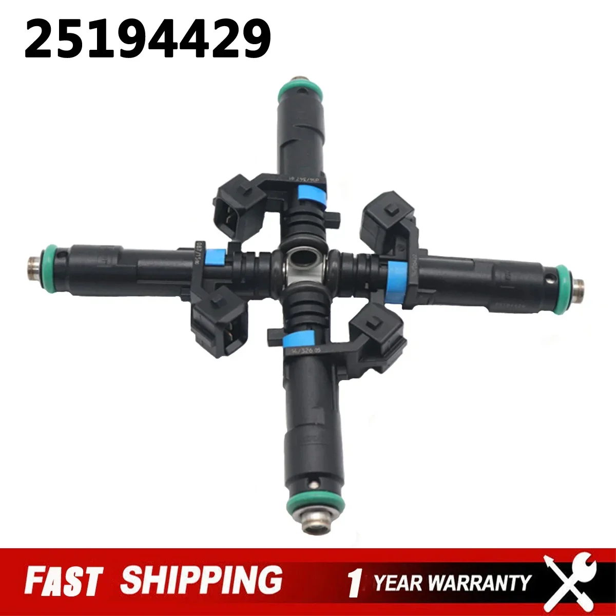 25194429 Car Fuel Injectors 4PCS New Fits For Chevrolet Spark Classic Beat 25194429 25186566 240720164 C111032 FJ1332