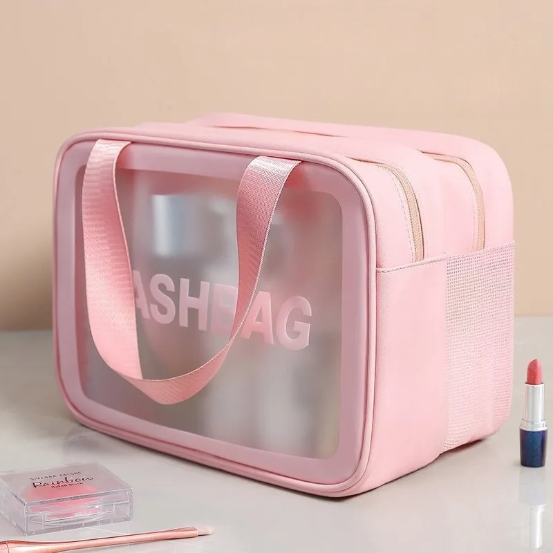 Portable Large Capacity Waterproof Swimming Pool Storage Bag Outdoor Travel Portable Makeup Bag Dry Wet Separation Sanitary Bag