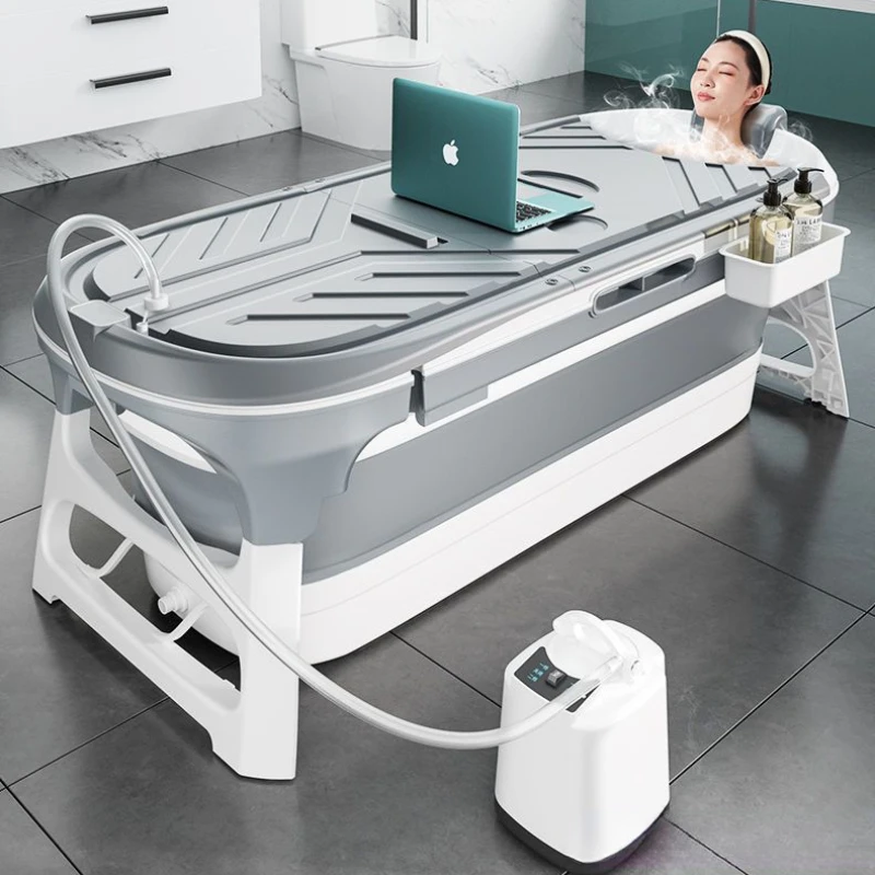 

Foldable bath tub, adult sweat steamer