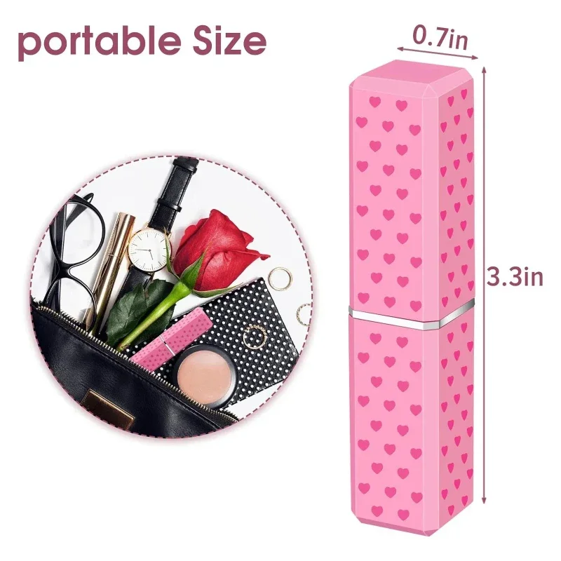 New Windproof Cute Lipstick Inflatable Lighter Portable Mini Butane Lighter Cigarette Accessories Women\'s Fashion Gift(No Gas)