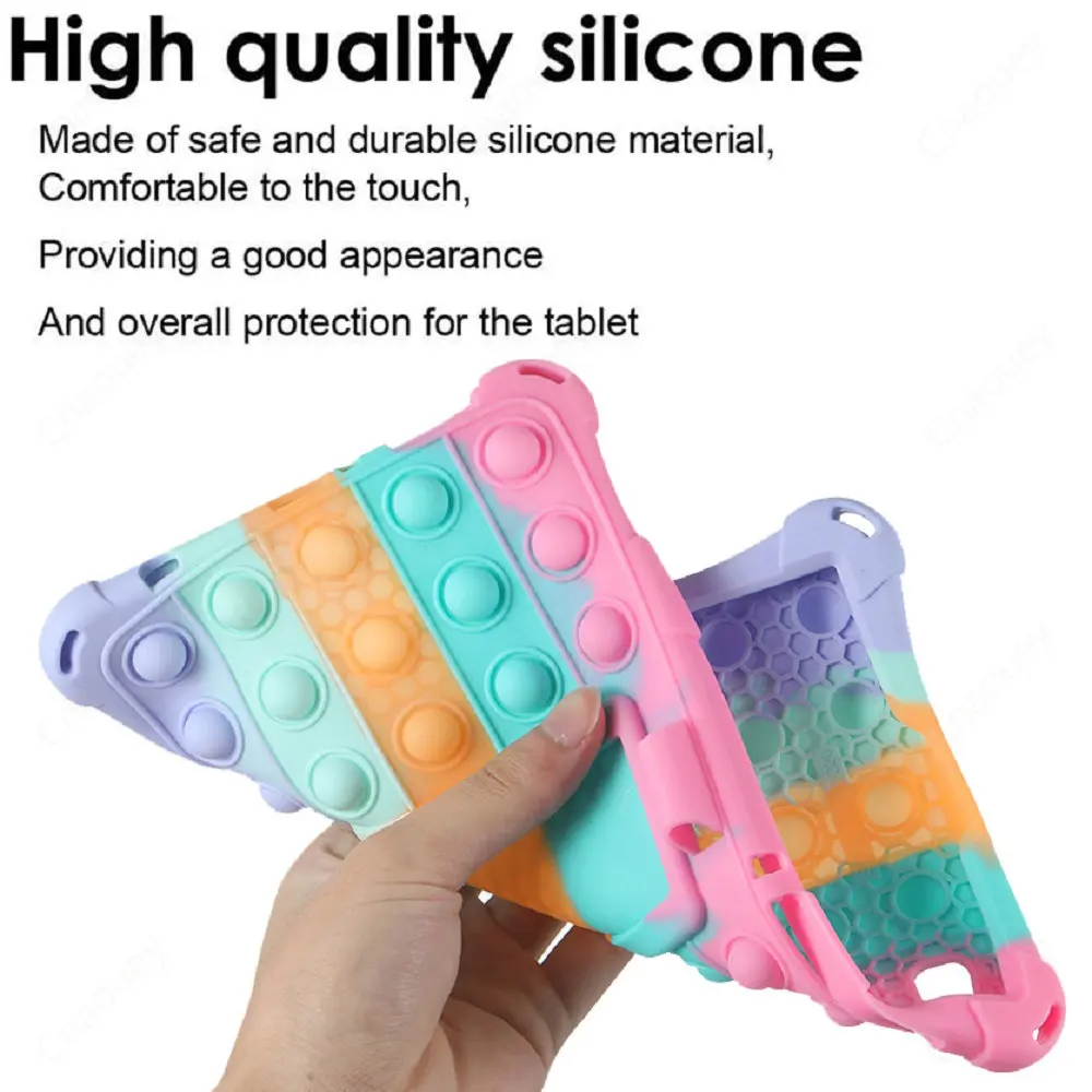 Case for Teclast T40 Plus 10.4inch M40 Plus P20 M40 Pro  Kids Bubble Soft Silicone Stand Tablet Case for Teclast T50 Funda Coque