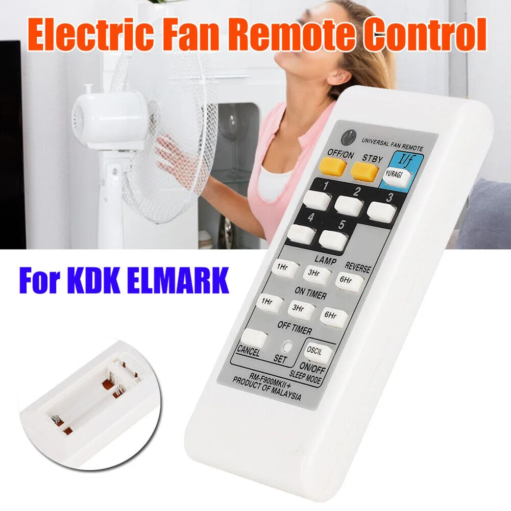 

Replacement Remote Control Compatible with KDK ELMARK Electric Fans Featuring Long Lasting and Stable ABS Material Design