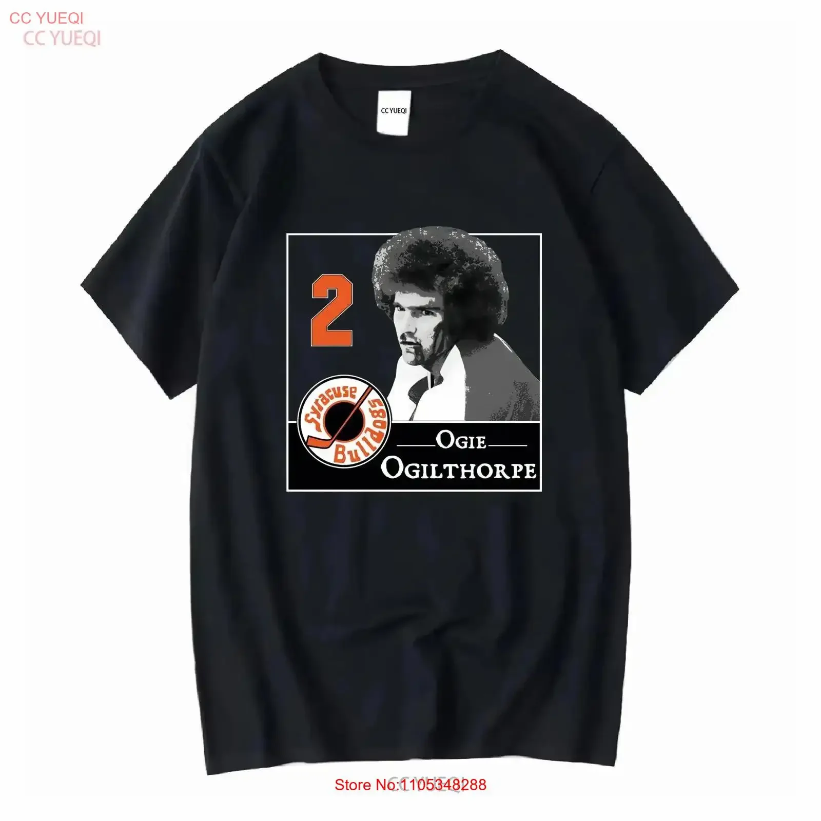 Ogie Ogilthorpe Hockey T Shirt Slap Shot by Slingshot vintage Washed Comfortable fashion Versatile vintage Washed streetwear